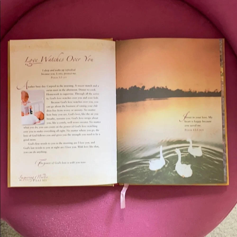 Inspiring Words From The Psalms For Moms Book Hard Cover Inspiration Gift